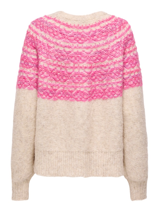 ONLY Strickpullover »ONLSIDONA LIFE LS JQ O-NECK KNT«