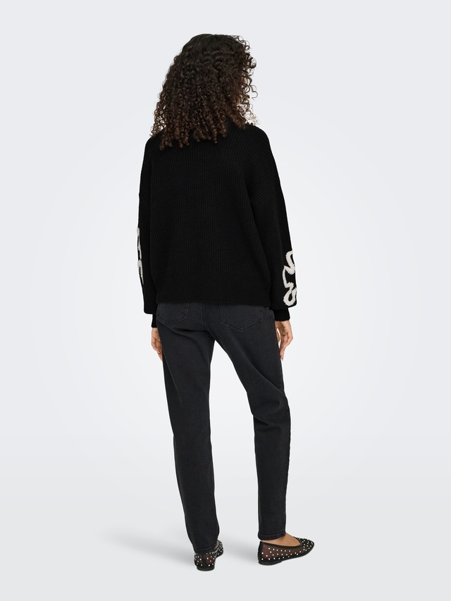 ONLY Strickpullover »ONLDAISY LS STITCH O-NECK KNT«