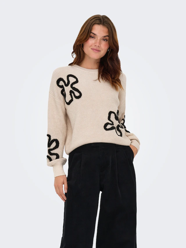 ONLY Strickpullover »ONLDAISY LS STITCH O-NECK KNT«