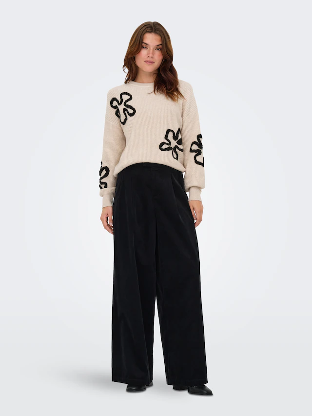 ONLY Strickpullover »ONLDAISY LS STITCH O-NECK KNT«