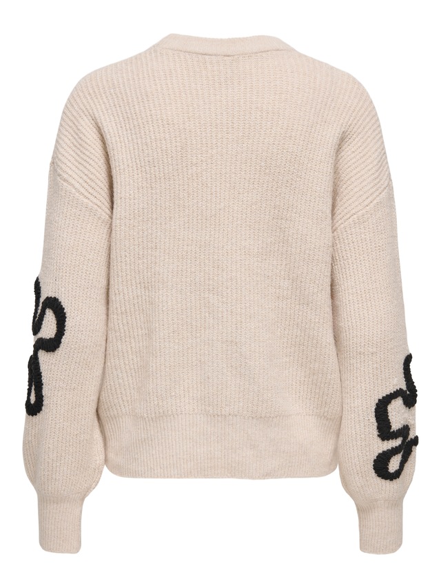 ONLY Strickpullover »ONLDAISY LS STITCH O-NECK KNT«