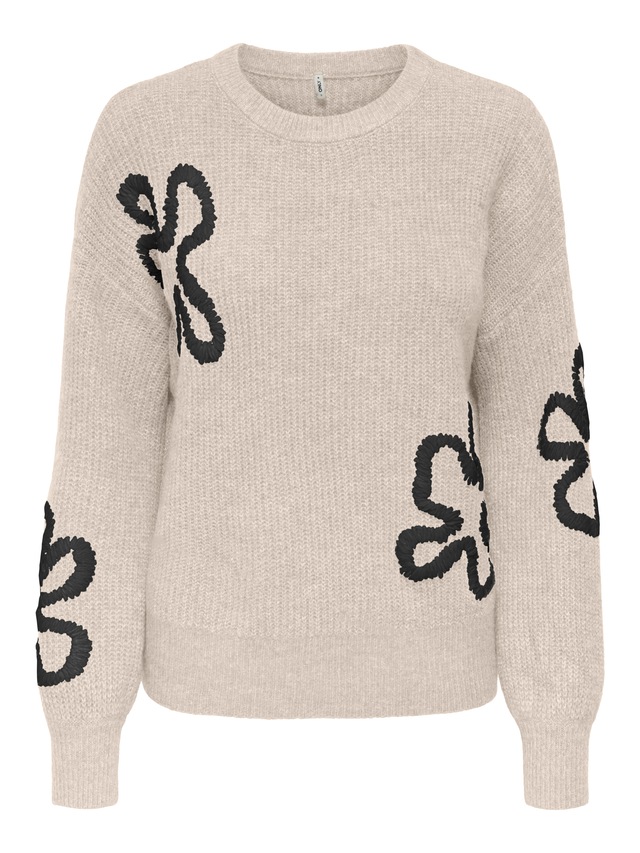 ONLY Strickpullover »ONLDAISY LS STITCH O-NECK KNT«
