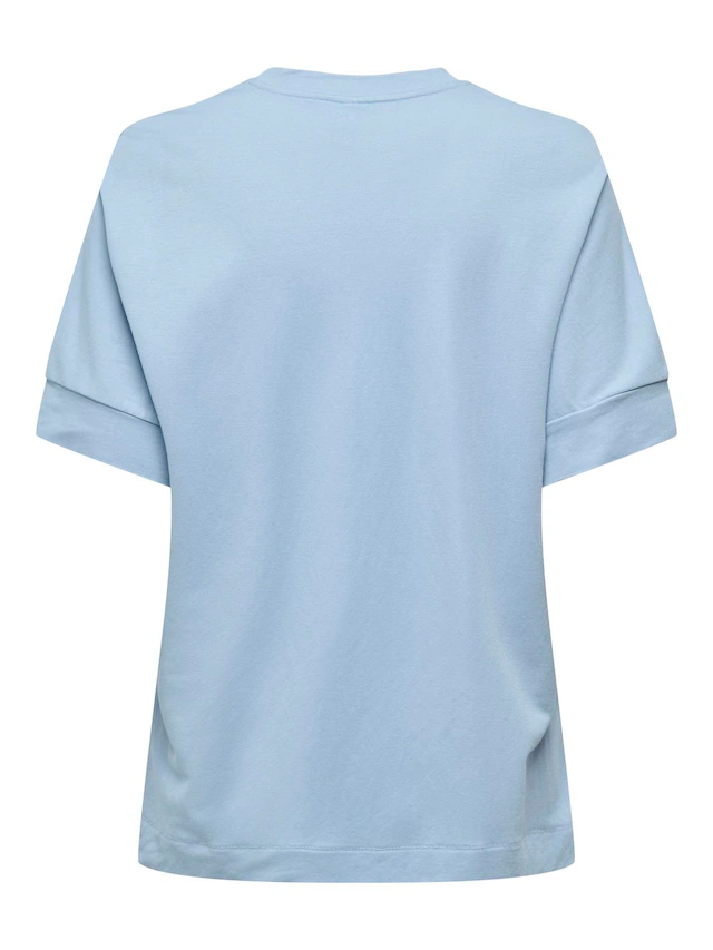 ONLY Kurzarmshirt »ONLJANY S/S O-NECK PRINT TOP BOX JRS« Viskosemischung, regular fit, Rundhals