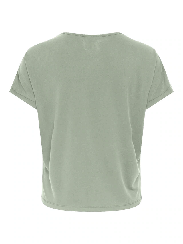 ONLY Kurzarmshirt »ONLFREE LIFE S/S LACE PANEL TOP JRS«