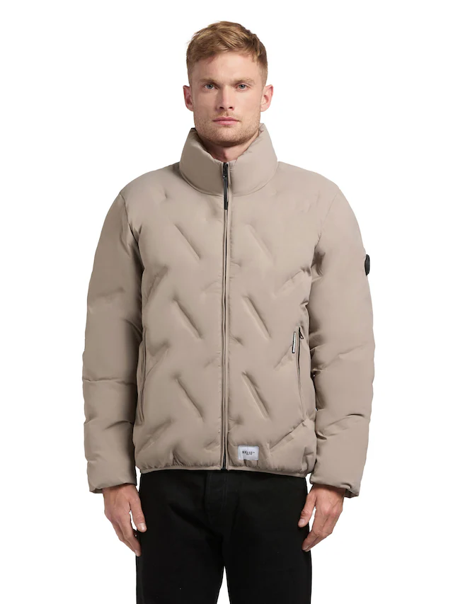khujo Steppjacke »CLOVER« ohne Kapuze mit hochwertiger Prägung