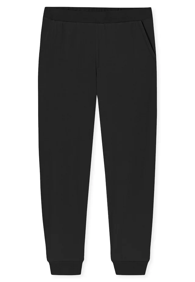 Schiesser Schlafanzug »Modern Nightwear« 2 tlg. seitliche Taschen, Brusttasche, Langarm, Baumwolle, Single Jersey