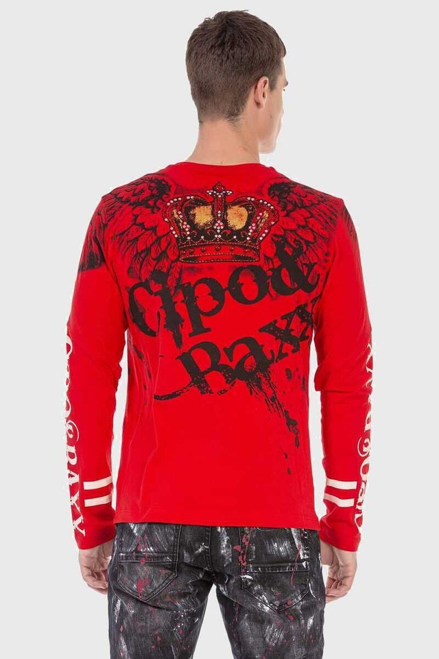 Cipo & Baxx T-Shirt »Sweatshirts« mit coolem Print