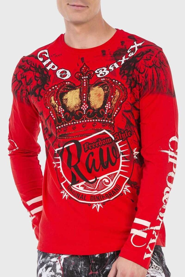 Cipo & Baxx T-Shirt »Sweatshirts« mit coolem Print