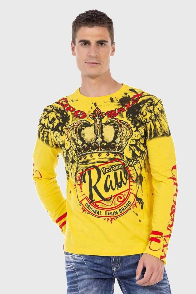 Cipo & Baxx T-Shirt »Sweatshirts« mit coolem Print