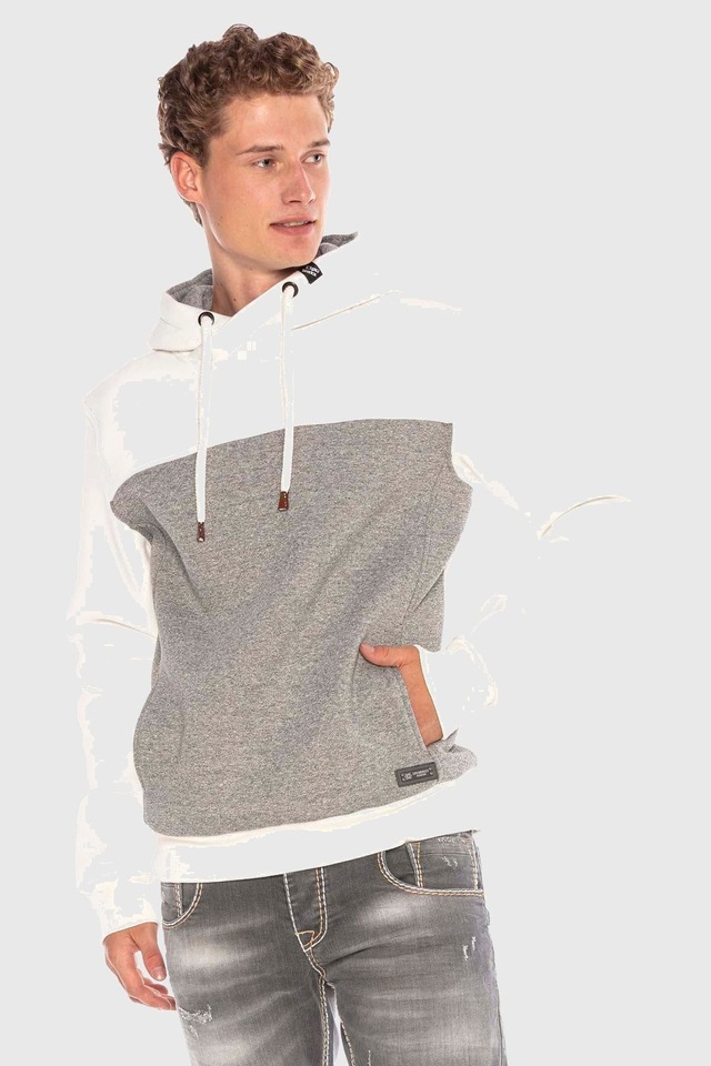 Cipo & Baxx Kapuzenpullover »Sweatshirts« 1 Stk. im Kontrast-Look