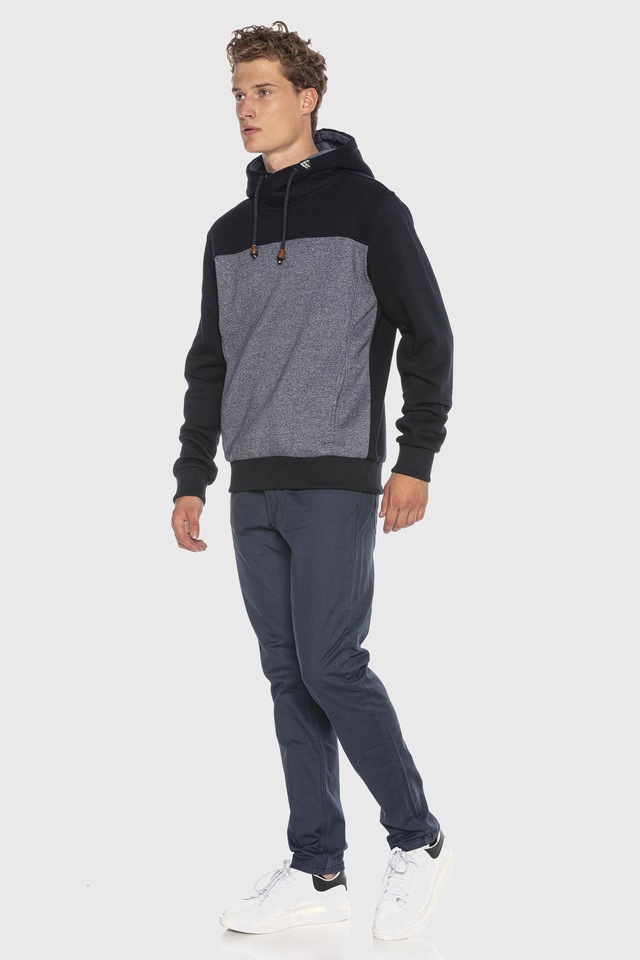 Cipo & Baxx Kapuzenpullover »Sweatshirts« 1 Stk. im Kontrast-Look