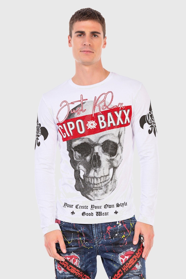 Cipo & Baxx T-Shirt »Sweatshirts« mit coolem Print