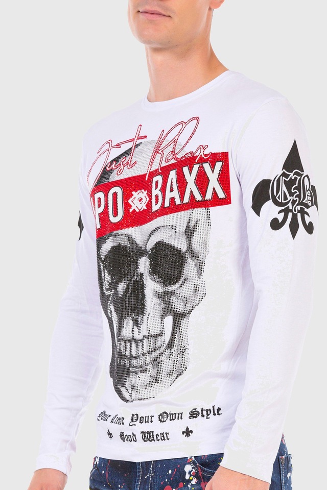 Cipo & Baxx T-Shirt »Sweatshirts« mit coolem Print