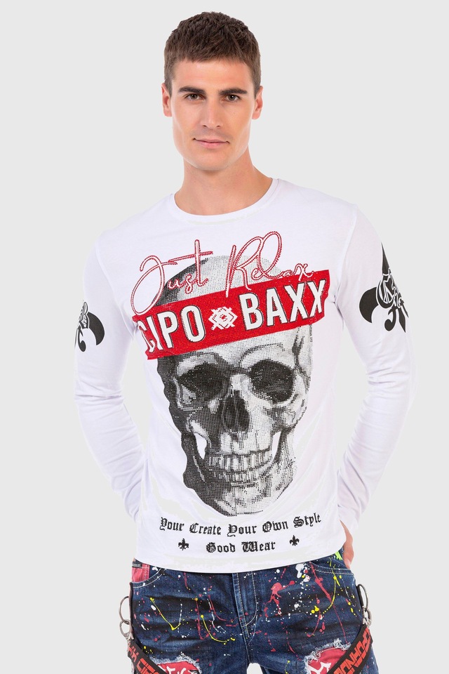 Cipo & Baxx T-Shirt »Sweatshirts« mit coolem Print