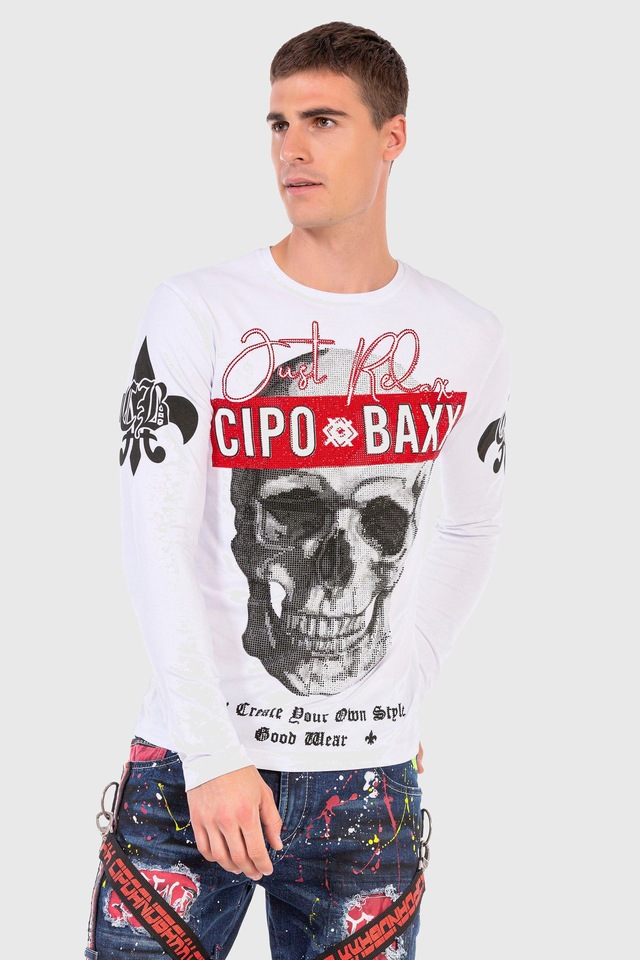 Cipo & Baxx T-Shirt »Sweatshirts« mit coolem Print