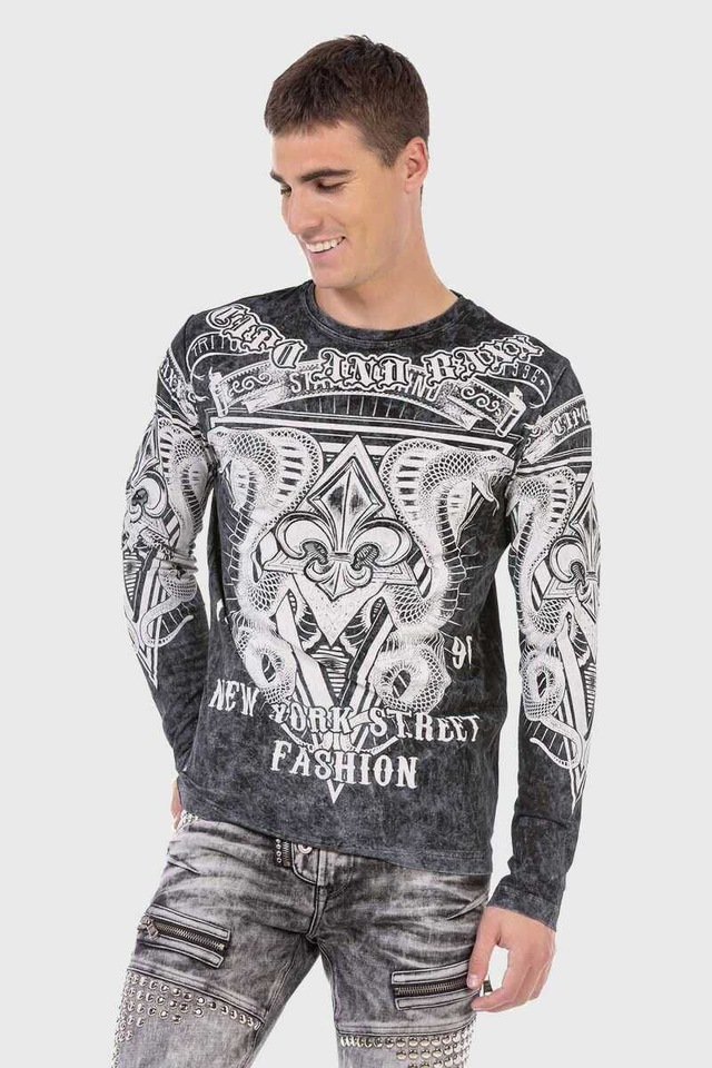 Cipo & Baxx T-Shirt »Sweatshirts« mit coolem Print