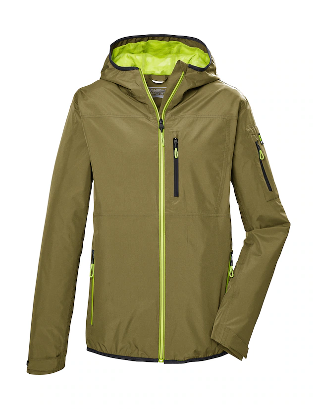 Killtec Outdoorjacke »KOS 110 MN JCKT« Funktionsjacke: leicht, wind- und wasserdicht, atmungsaktiv, packbar