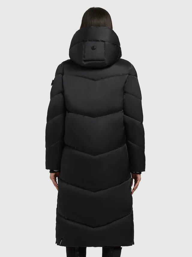 khujo Steppmantel »MANELIA2« aus Kunstfaser und Polyester, kniebedeckende Passform