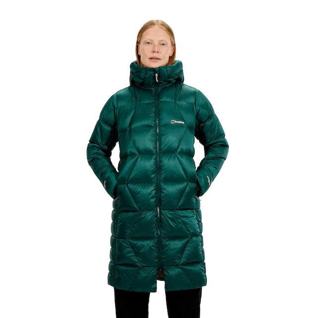 Berghaus Daunenjacke »EXPLORER LONG DOWN JACKET« mit verstellbarer Kapuze, aus Pertex® Quantum-Material