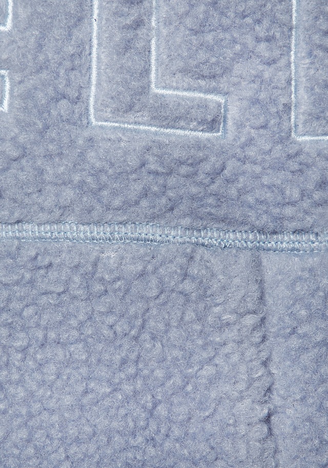 Elbsand Fleeceweste mit großer Schriftzug-Stickerei
