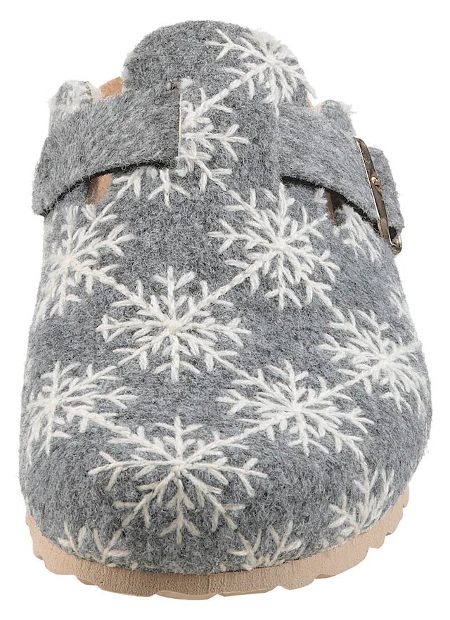 Aniston SHOES Clog Clog, Hausschuh, Homeslipper, verstellbare Schnalle