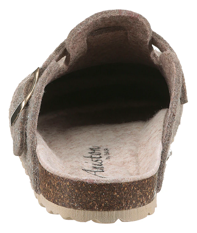 Aniston SHOES Clog Clog, Hausschuh, Homeslipper, verstellbare Schnalle