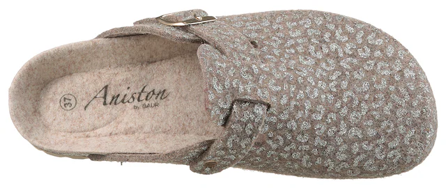 Aniston SHOES Clog Clog, Hausschuh, Homeslipper, verstellbare Schnalle