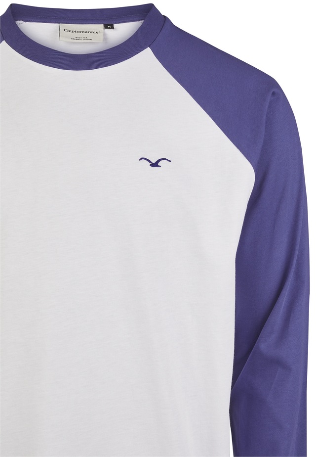 Cleptomanicx Langarmshirt »Longsleeve Ligull College« mit lockerem Schnitt