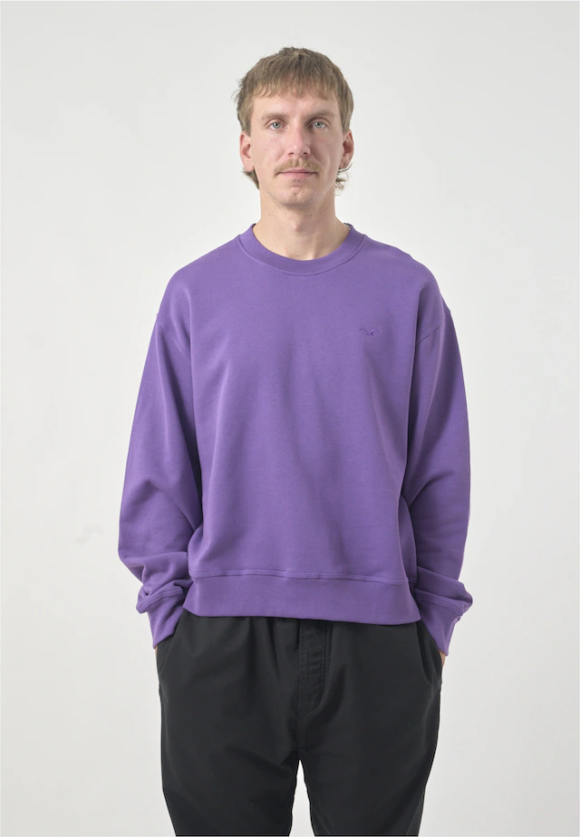 Cleptomanicx Strickpullover »Boxy Crewneck Ligull Boxy Crop« mit lockerem Schnitt