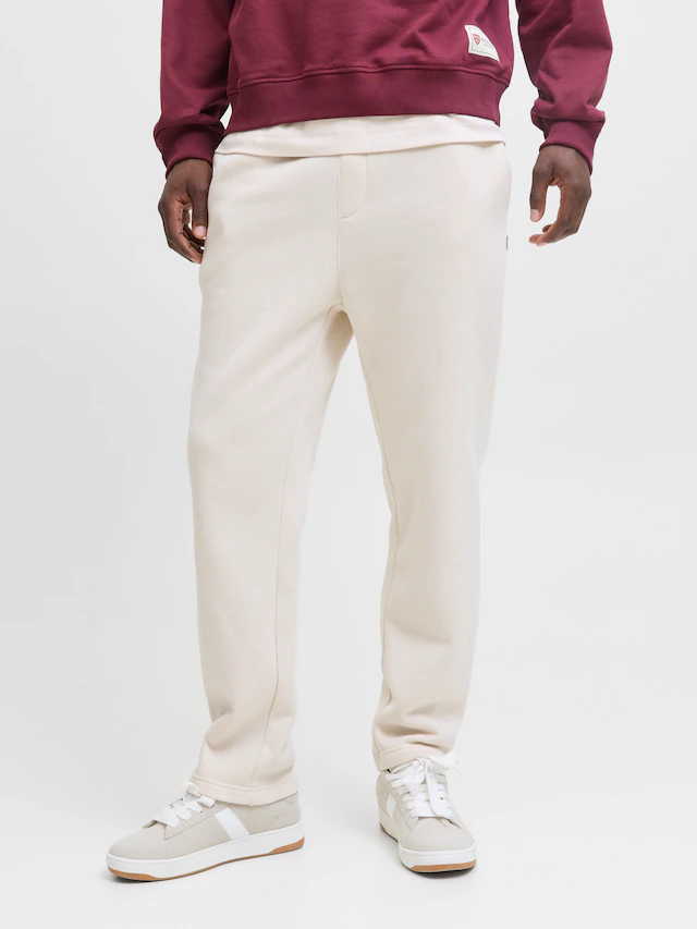 Jack & Jones Sweathose »JPSTKANE BRADLEY UNCUFFED SWT PANTS NOOS« Materialmix, relaxed fit