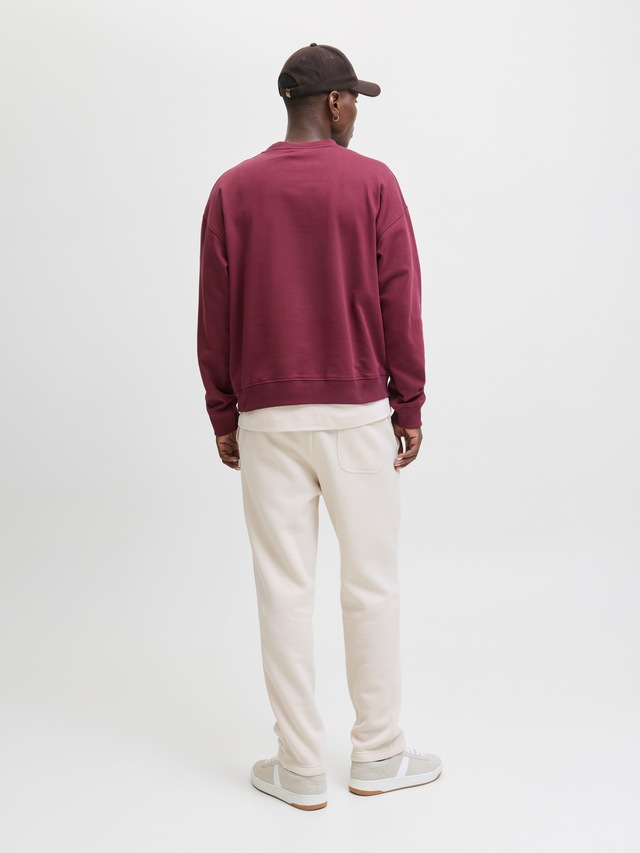Jack & Jones Sweathose »JPSTKANE BRADLEY UNCUFFED SWT PANTS NOOS« Materialmix, relaxed fit