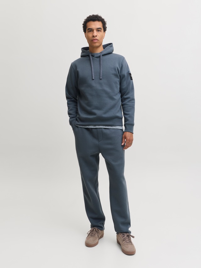 Jack & Jones Sweathose »JPSTKANE BRADLEY UNCUFFED SWT PANTS NOOS« Materialmix, relaxed fit