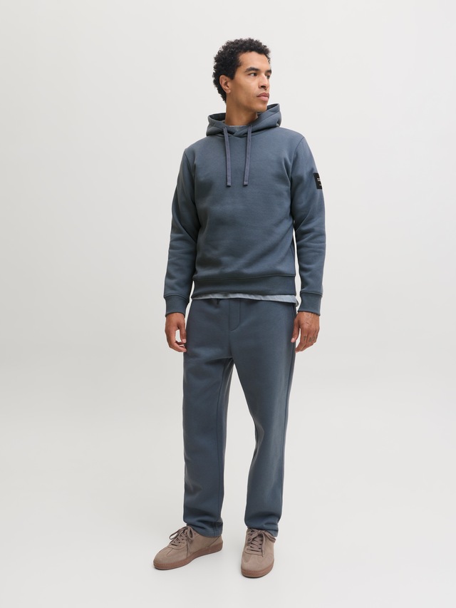 Jack & Jones Sweathose »JPSTKANE BRADLEY UNCUFFED SWT PANTS NOOS« Materialmix, relaxed fit