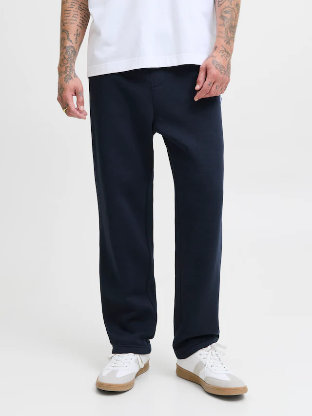 Jack & Jones Sweathose »JPSTKANE BRADLEY UNCUFFED SWT PANTS NOOS« Materialmix, relaxed fit