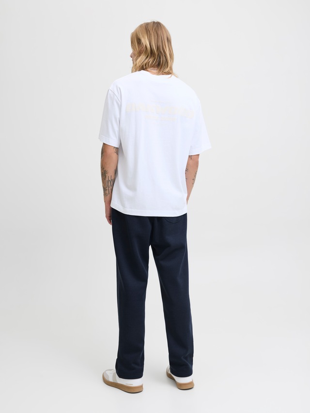 Jack & Jones Sweathose »JPSTKANE BRADLEY UNCUFFED SWT PANTS NOOS« Materialmix, relaxed fit