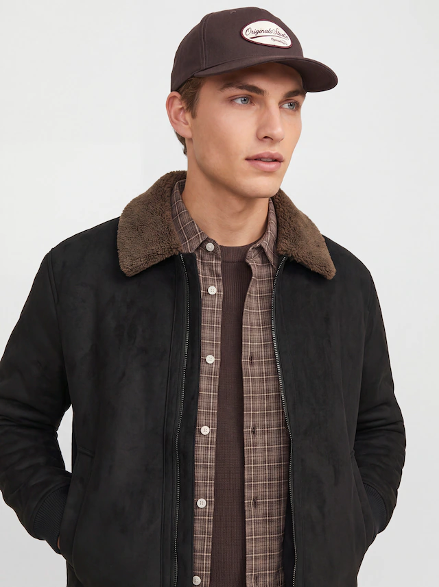 Jack & Jones Bomberjacke »JPRCCLUKE BOMBER JACKET SN« ohne Kapuze Kunstfaser, regular fit