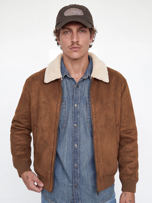 Jack & Jones Bomberjacke »JPRCCLUKE BOMBER JACKET SN« ohne Kapuze Kunstfaser, regular fit