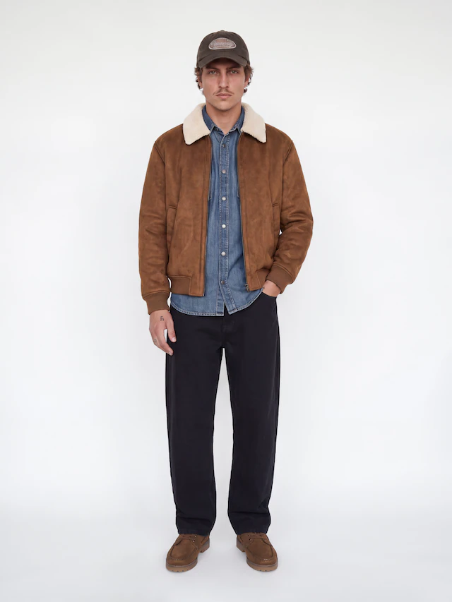 Jack & Jones Bomberjacke »JPRCCLUKE BOMBER JACKET SN« ohne Kapuze Kunstfaser, regular fit