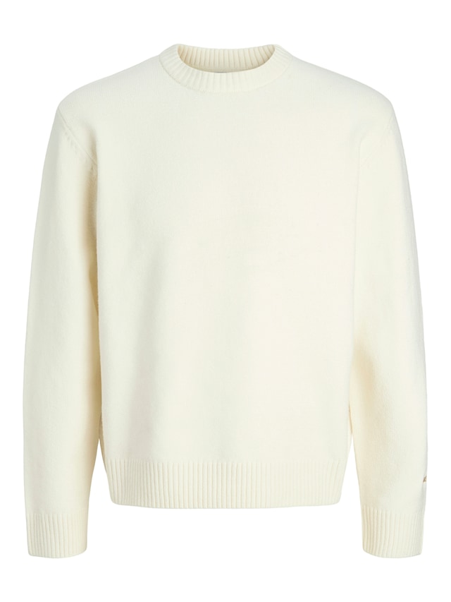 Jack & Jones Junior Rundhalspullover »JORNORREBRO KNIT CREW NECK JNR« Baumwollmischung, locker geschnitten