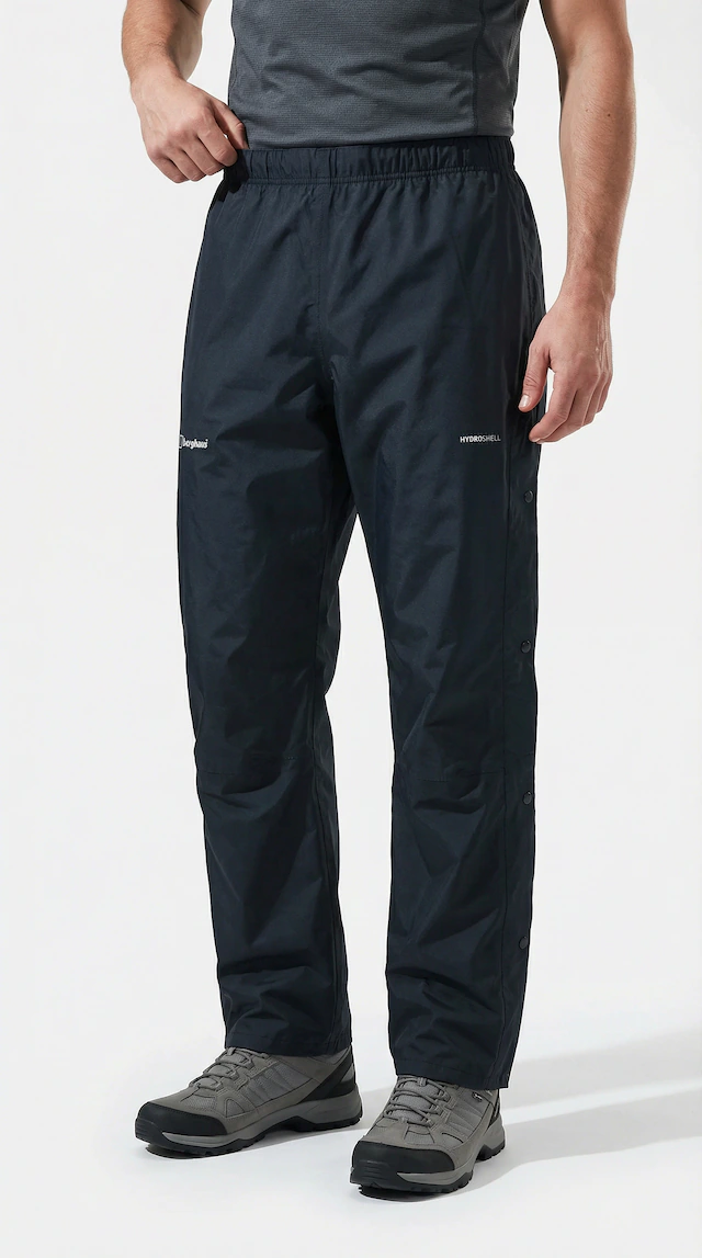 Berghaus Regenhose »DELUGE PRO 2.0 RAIN-PANT« dreiviertellange Seitenreißverschlüsse, mit Druckknöpfen, wasserdicht