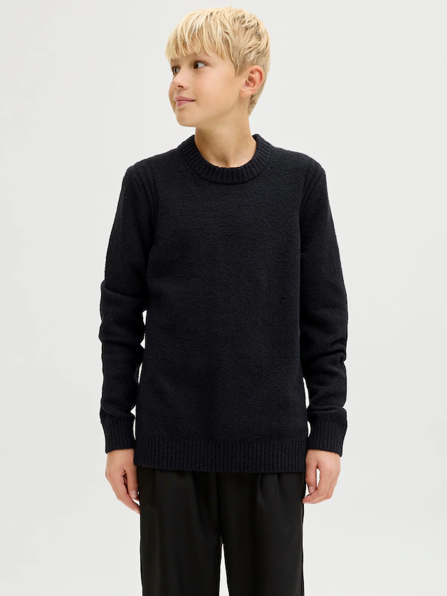 Jack & Jones Junior Rundhalspullover »JCOPOINT KNIT BOUCLE CREW NECK BF JNR«