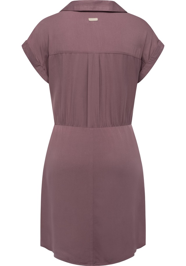 Ragwear Blusenkleid »Bahaya« Brusttasche stylisches Damen Sommerkleid mit Bindeband