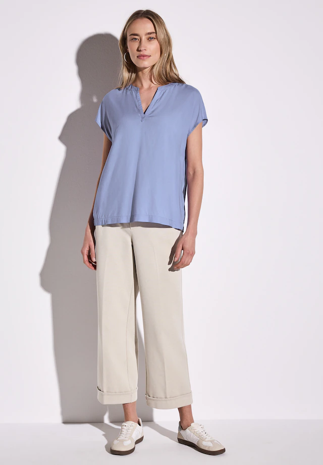 STREET ONE Hemdbluse aus softer Viskose