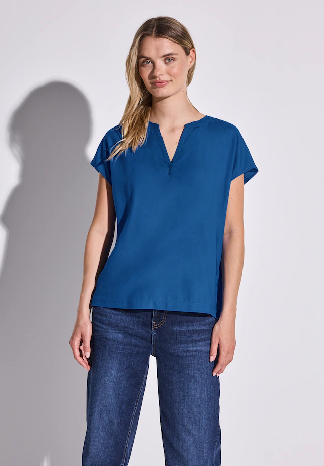 STREET ONE Hemdbluse aus softer Viskose