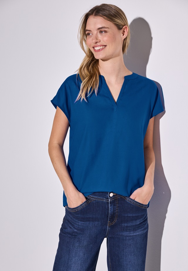 STREET ONE Hemdbluse aus softer Viskose
