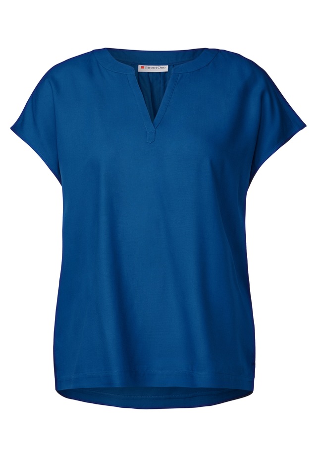 STREET ONE Hemdbluse aus softer Viskose