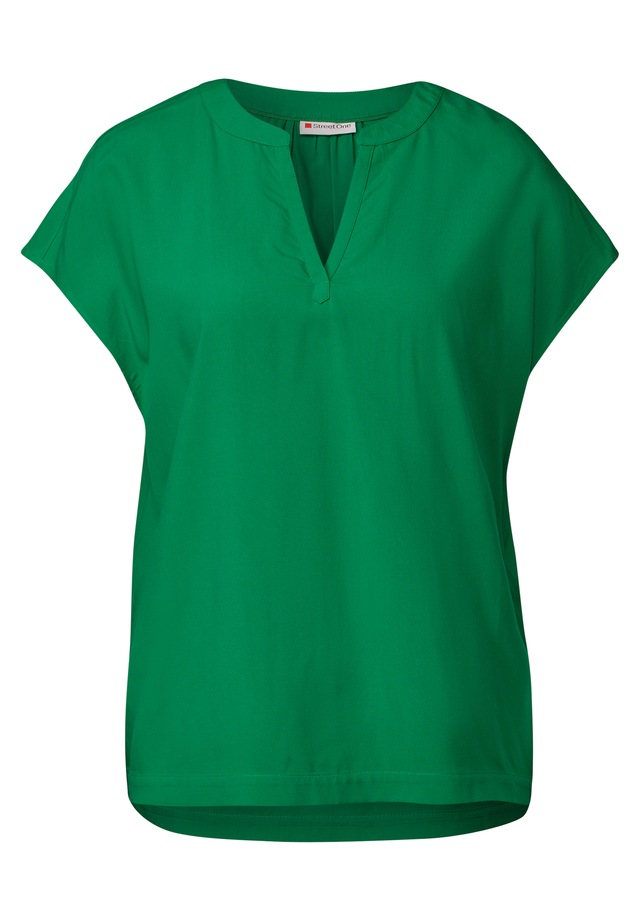 STREET ONE Hemdbluse aus softer Viskose