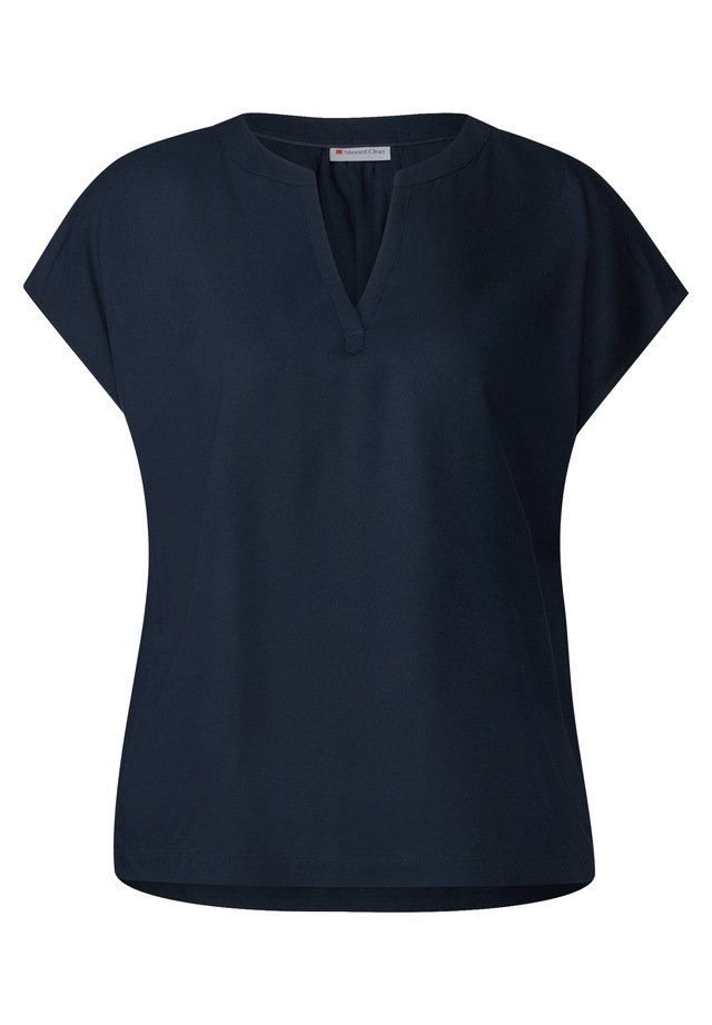 STREET ONE Hemdbluse aus softer Viskose