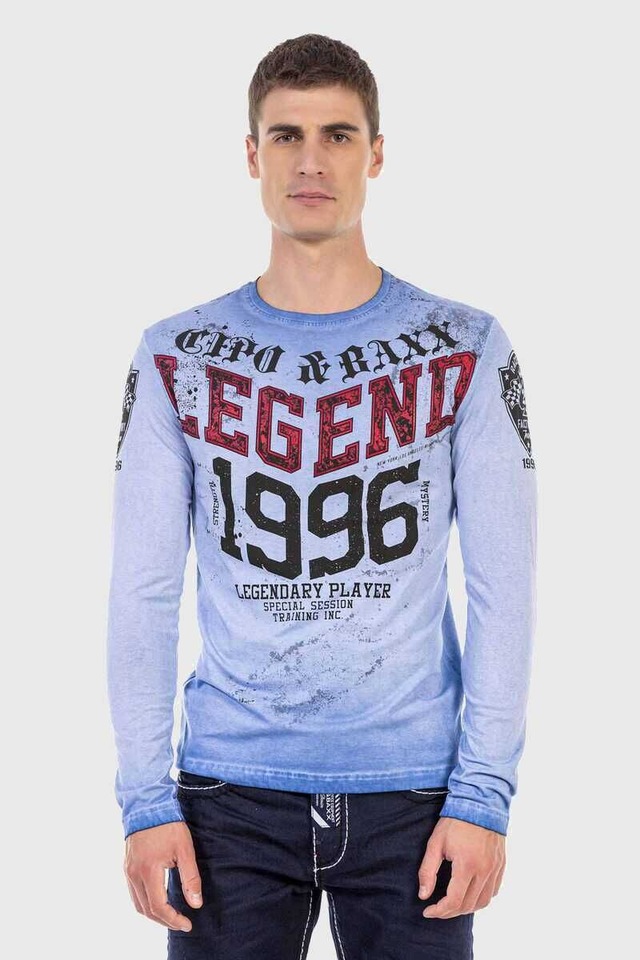Cipo & Baxx T-Shirt »Sweatshirts« mit Print und sportlichem Look