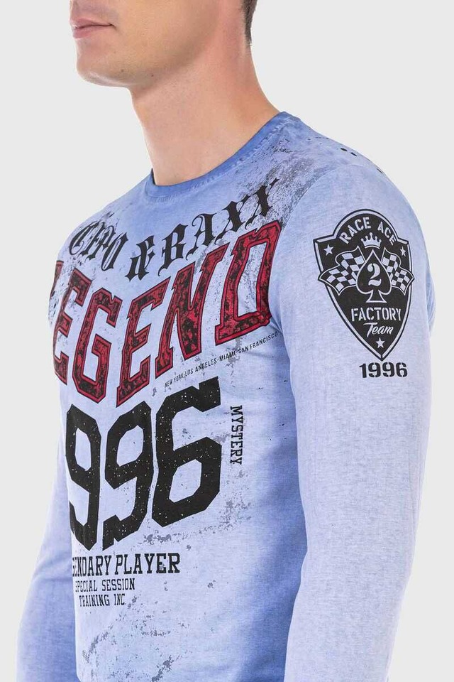 Cipo & Baxx T-Shirt »Sweatshirts« mit Print und sportlichem Look